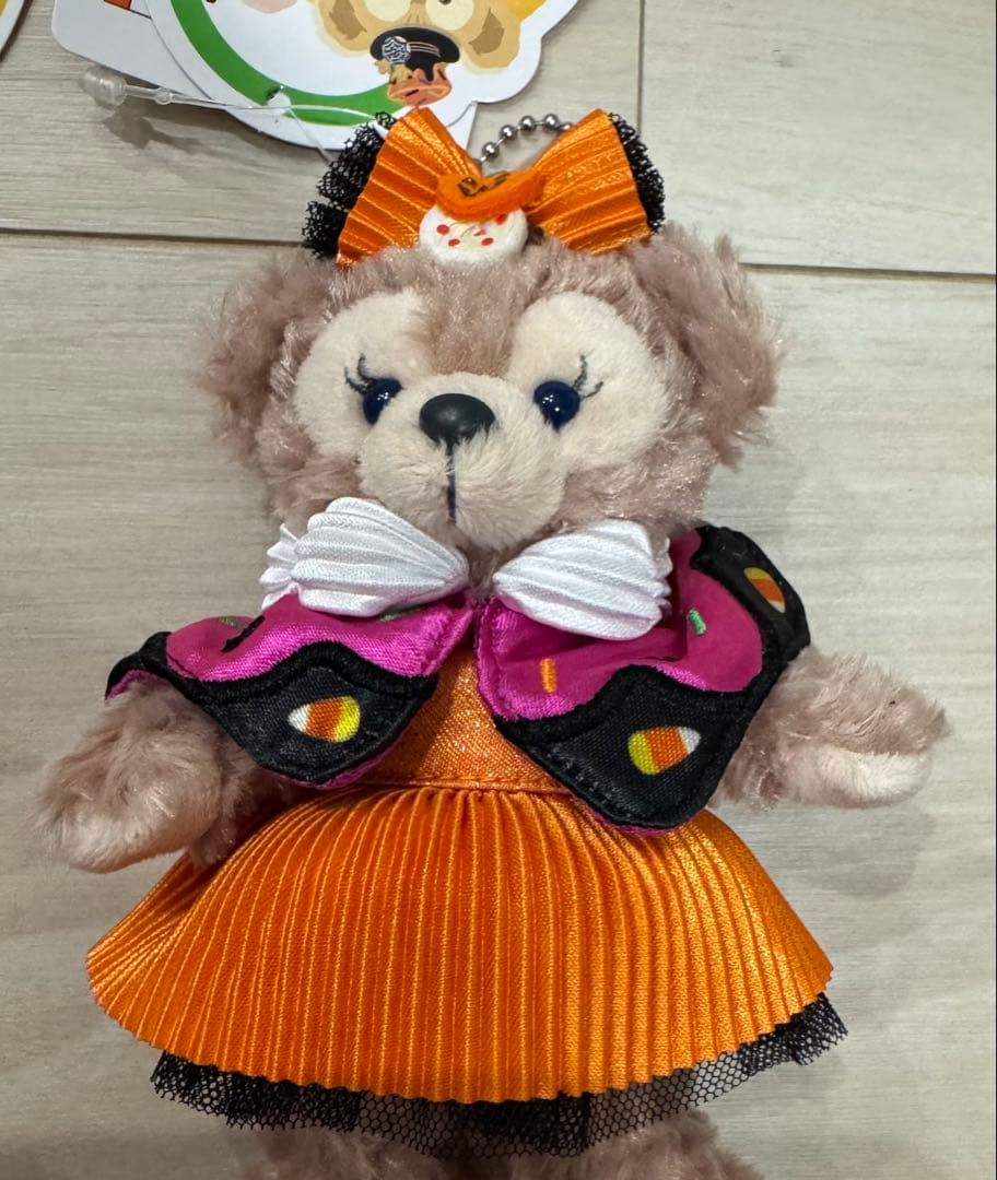 ハロウィン 2017 ダッフィー&シェリーメイぬいぐるみバッジ