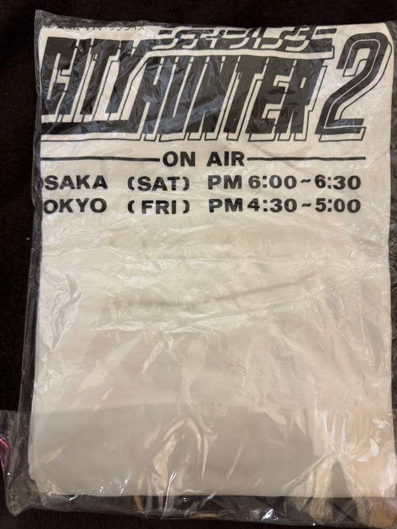 レア商品！　ＴＶアニメ企画　シティーハンター2 Tシャツ (FREE SIZE)