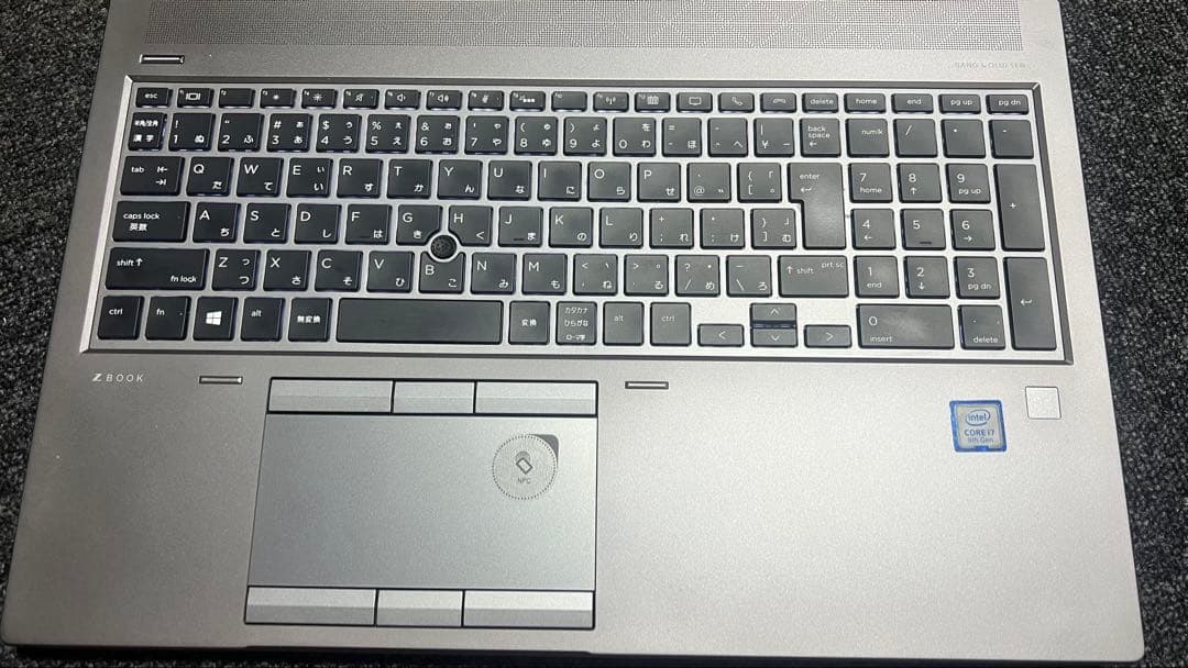 Windowsノート本体 Hp Zbook 15G6 i7-9750H/32Gb/Quadro T1000