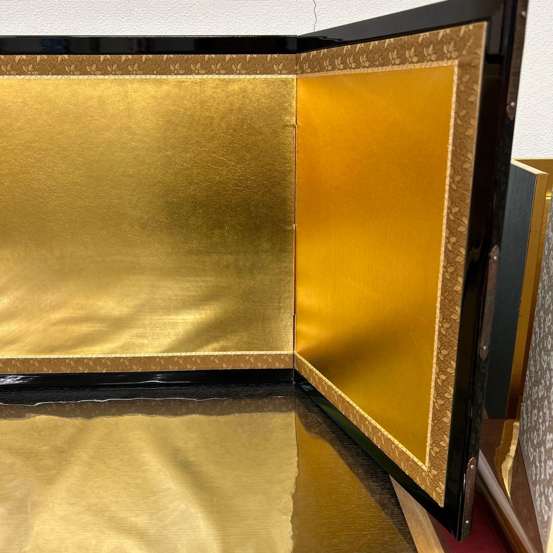 【242】高品質＊雛人形飾台本作り屏風セットp