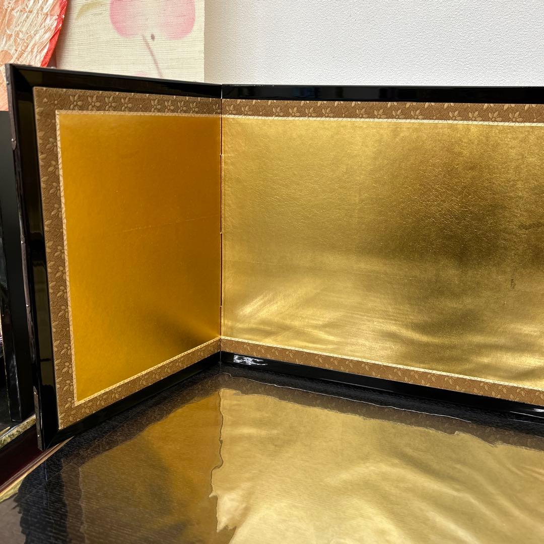 【242】高品質＊雛人形飾台本作り屏風セットp