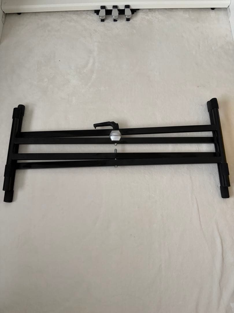 X型キーボードスタンド 折りたたみ式 ブラック