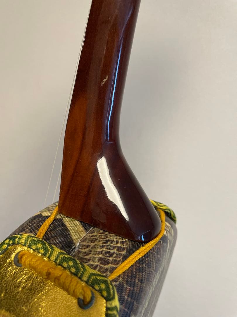 三線　杢め　人口皮　中古品　格安！