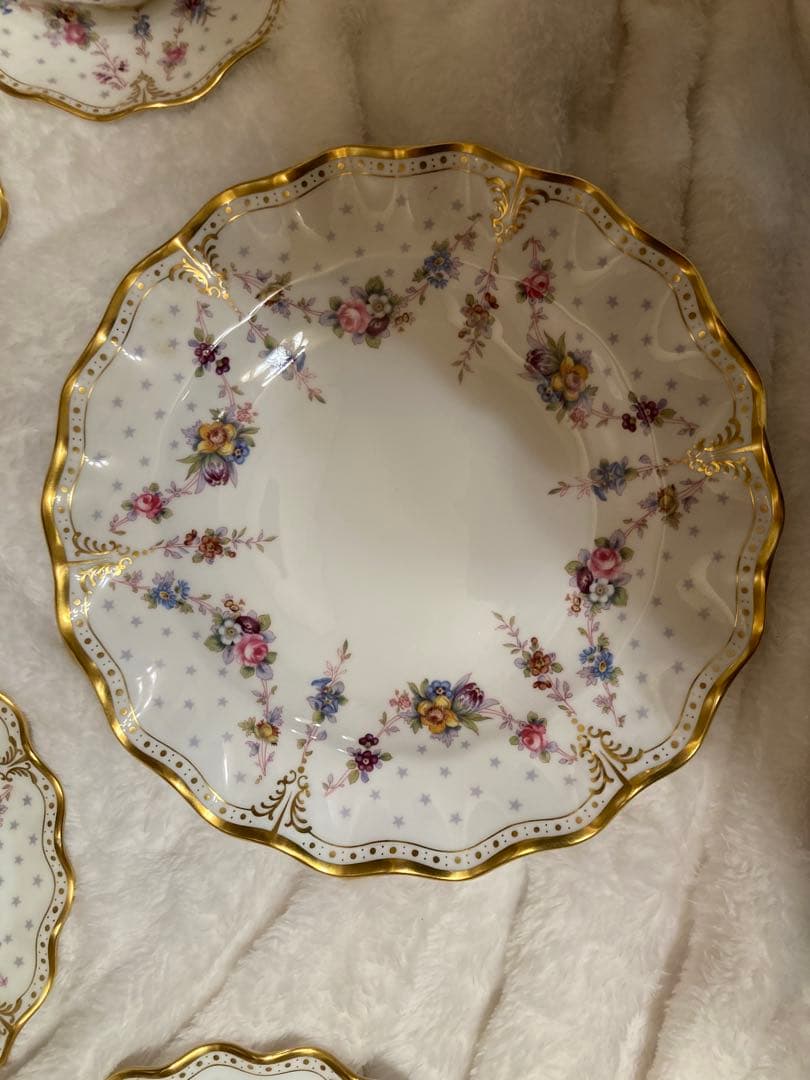  CROWN DERBY ロイヤルアントワネット1式16点 新品未使用