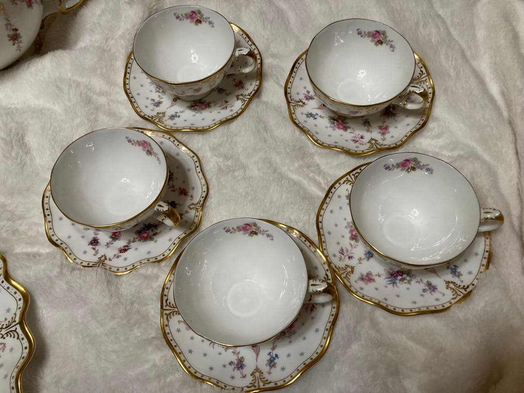  CROWN DERBY ロイヤルアントワネット1式16点 新品未使用