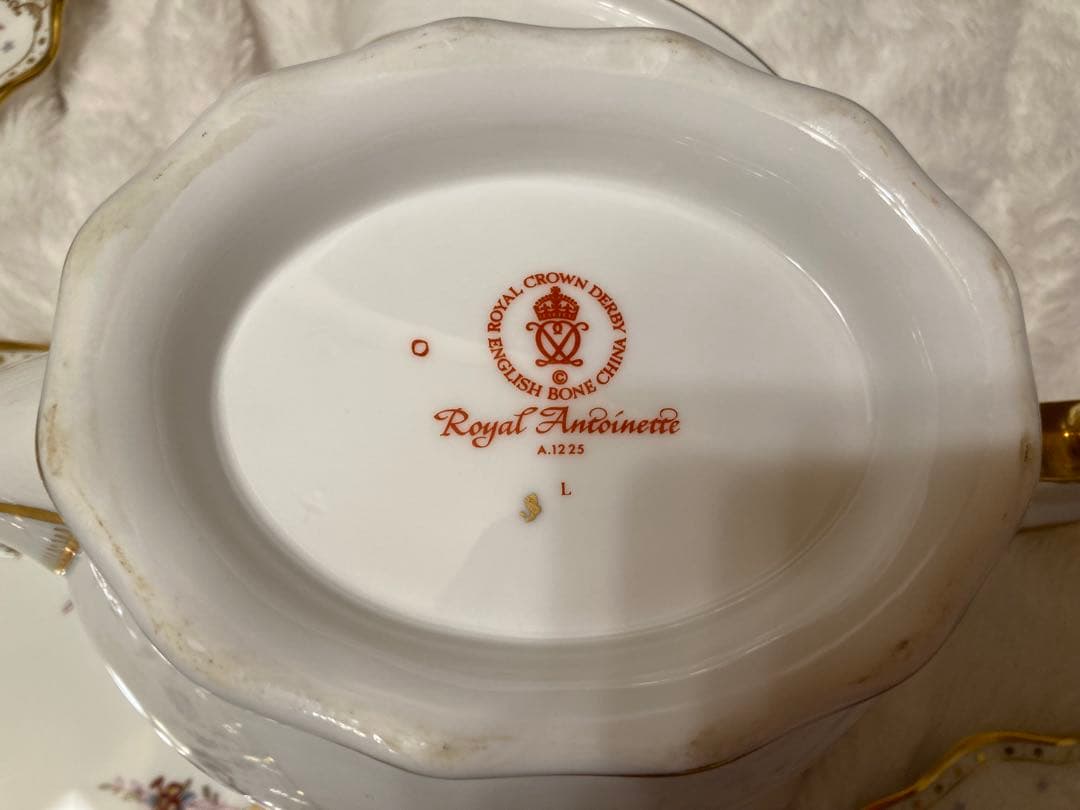  CROWN DERBY ロイヤルアントワネット1式16点 新品未使用