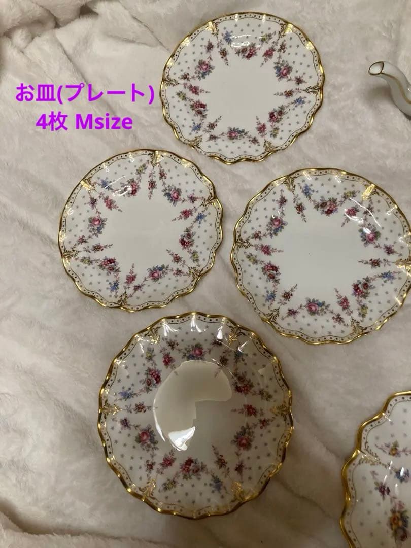  CROWN DERBY ロイヤルアントワネット1式16点 新品未使用