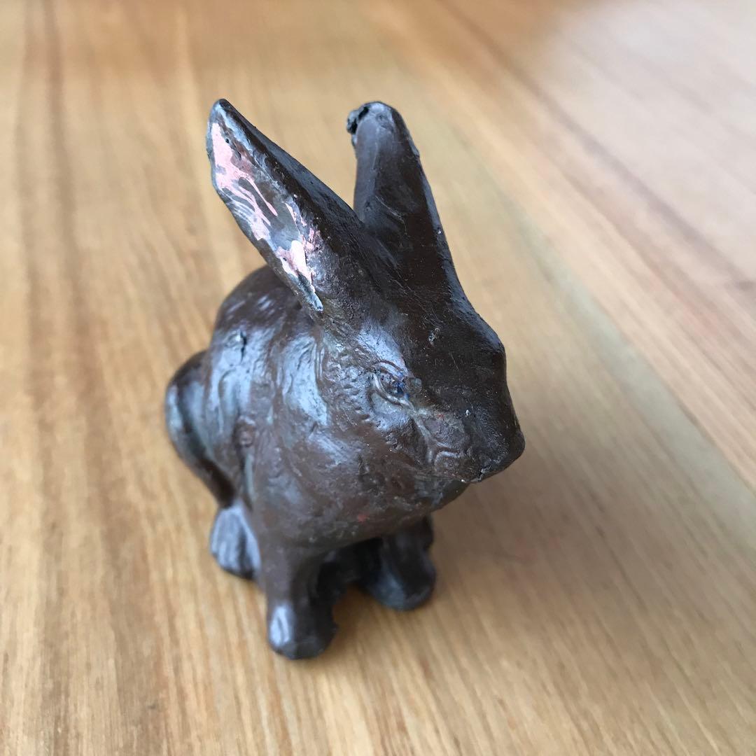 アンティーク   ウサギの置物