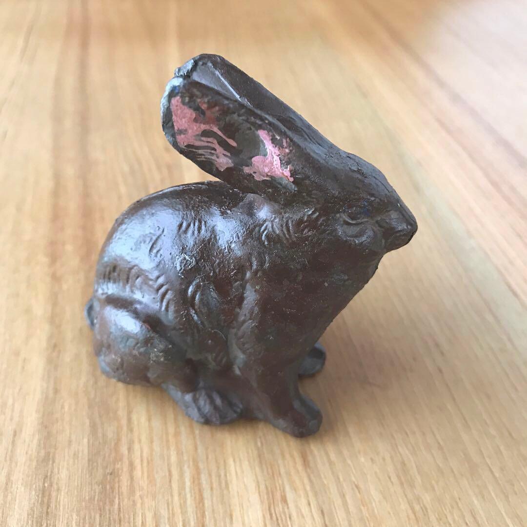 アンティーク   ウサギの置物