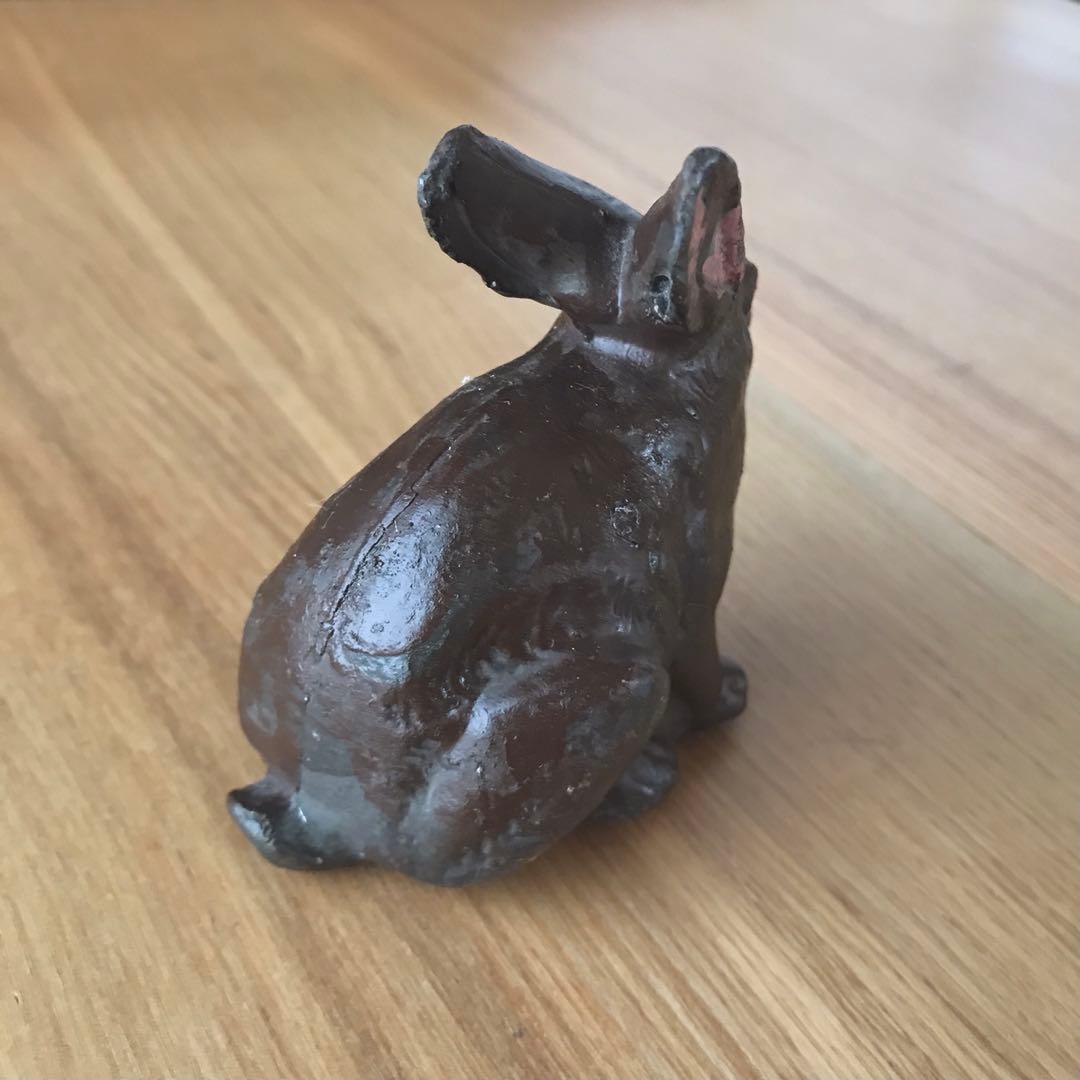 アンティーク   ウサギの置物