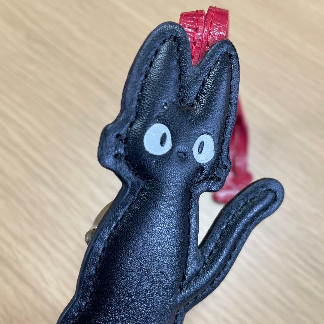 ジブリ　魔女の宅急便　ジジ　チャーム時計　キーホルダー　黒猫　1989年