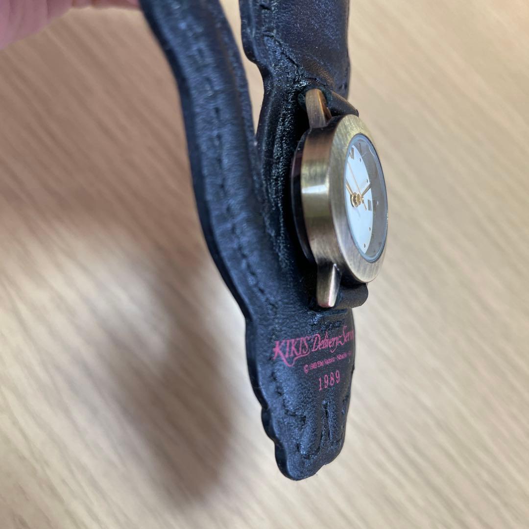 ジブリ　魔女の宅急便　ジジ　チャーム時計　キーホルダー　黒猫　1989年