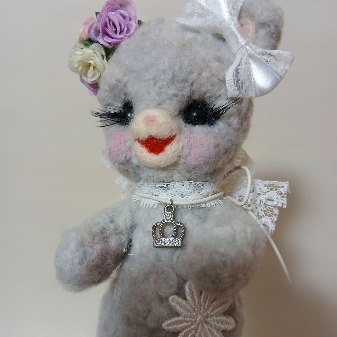 作家様　羊毛フェルト　ネコ　ぬいぐるみ