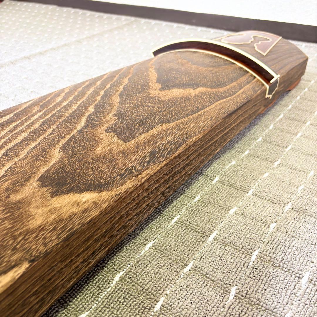 新品未使用 お琴 フルセット付属品付 上角すだれ彫 定価35万円相当 糸張り込