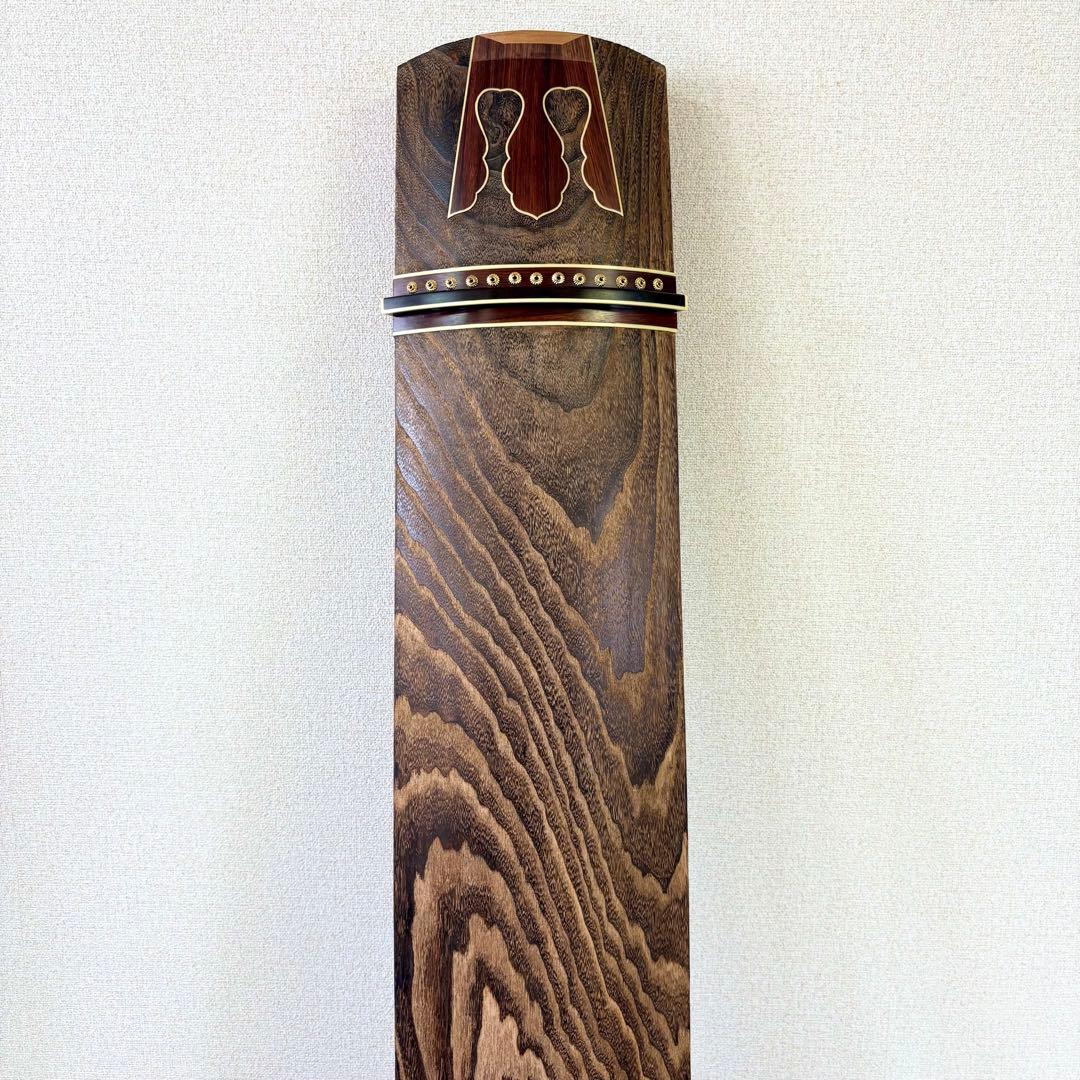 新品未使用 お琴 フルセット付属品付 上角すだれ彫 定価35万円相当 糸張り込