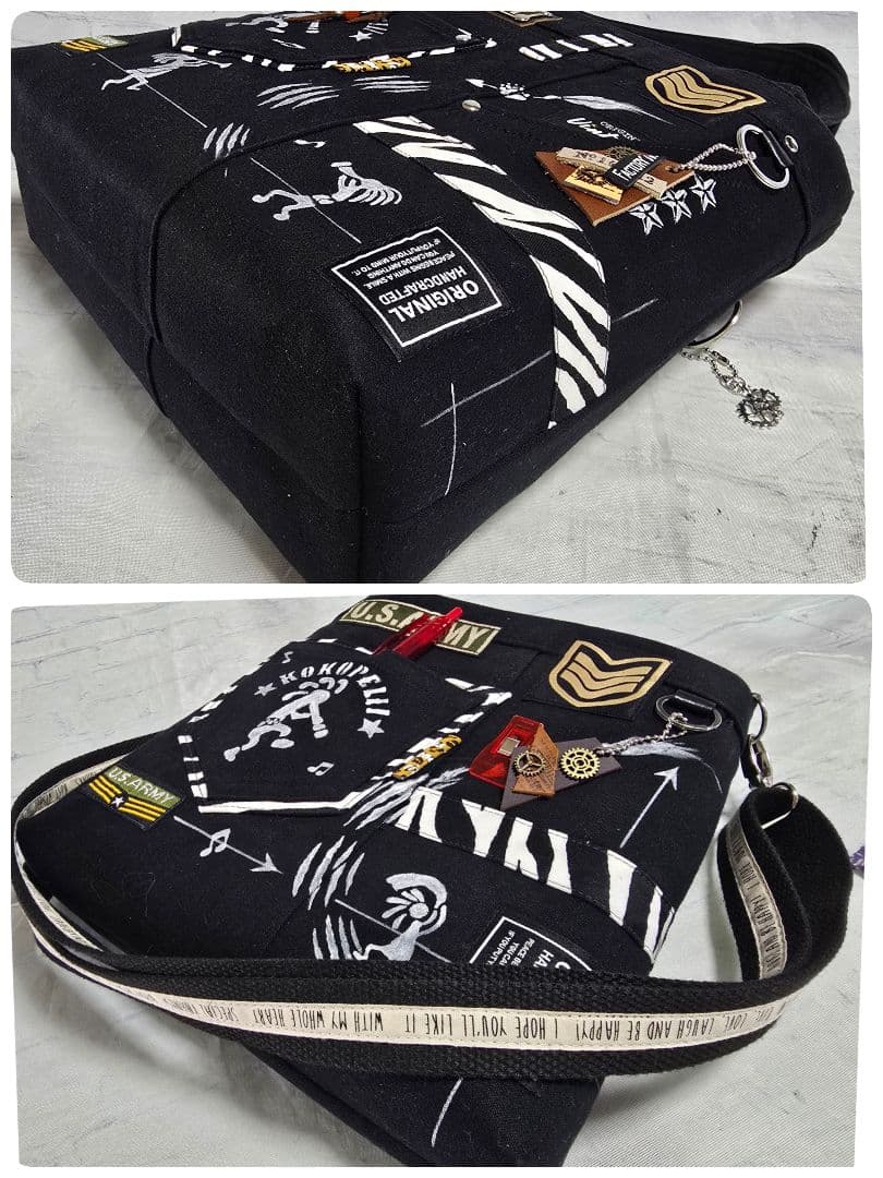 デニムリメイクバッグ＆サコッシュ cool＆beauty 2点 ココペリさん♥