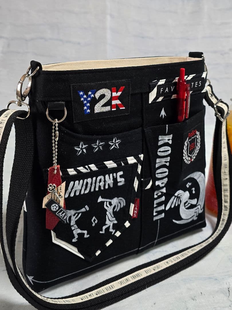 デニムリメイクバッグ＆サコッシュ cool＆beauty 2点 ココペリさん♥