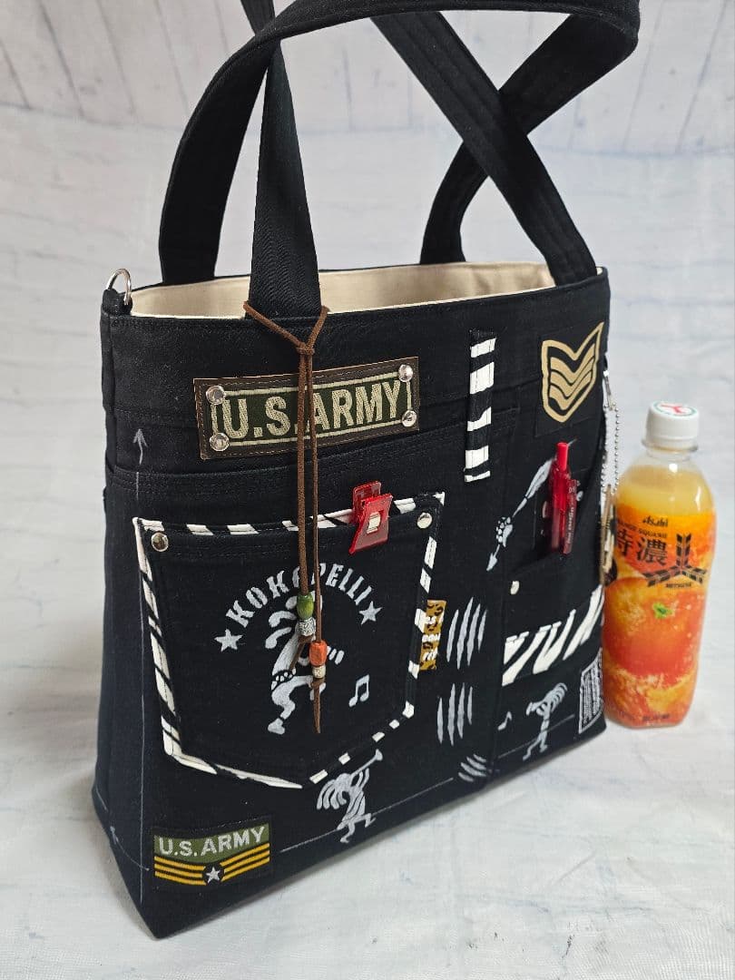 デニムリメイクバッグ＆サコッシュ cool＆beauty 2点 ココペリさん♥