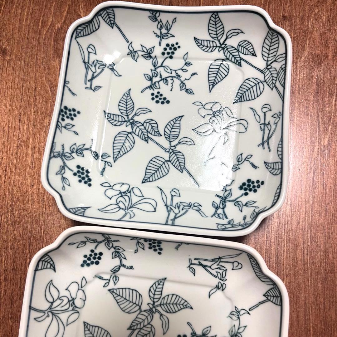 【美品】木瓜角皿 Lehti 正角 02 artek アルテック 2枚セット