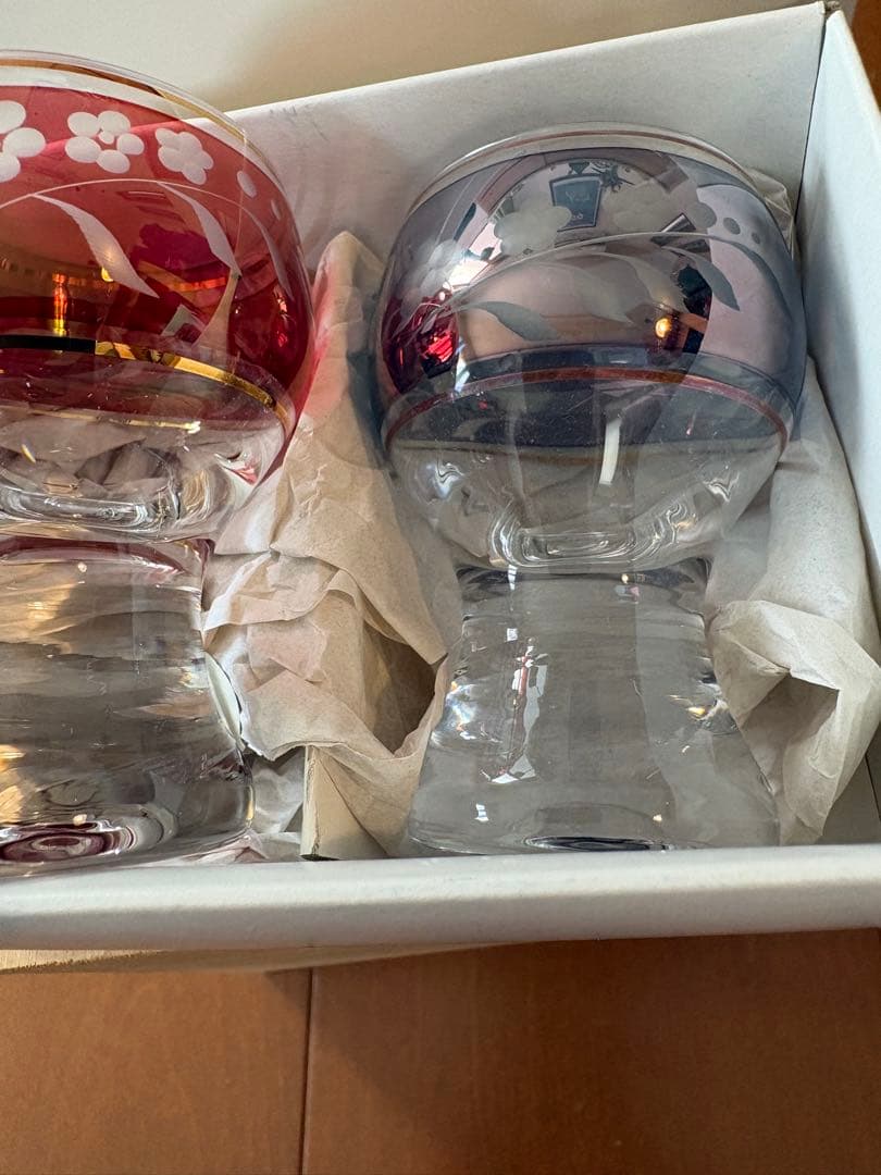 BOHEMIA Glass クリスタルグラス 2個セット