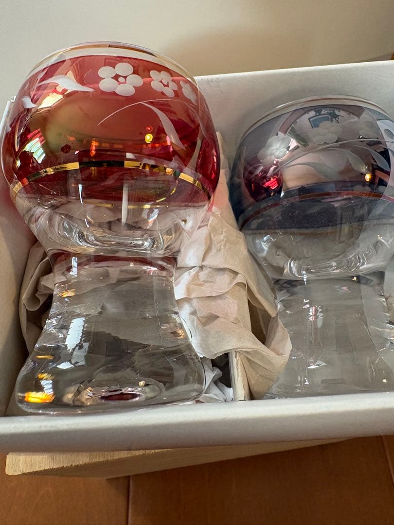 BOHEMIA Glass クリスタルグラス 2個セット