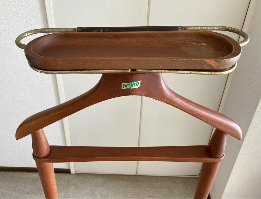 Najico ナジコ　木製ハンガー ハンガーラック スーツ 洋服掛 ヴィンテージ