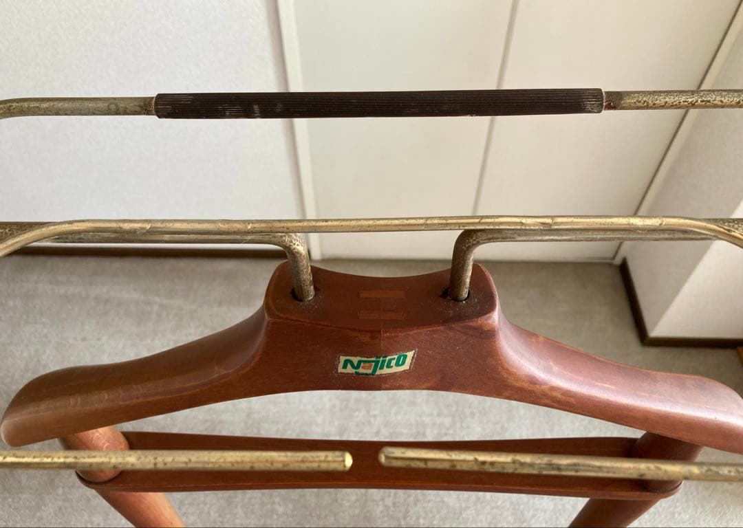 Najico ナジコ　木製ハンガー ハンガーラック スーツ 洋服掛 ヴィンテージ