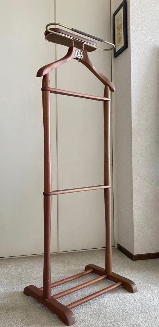 Najico ナジコ　木製ハンガー ハンガーラック スーツ 洋服掛 ヴィンテージ