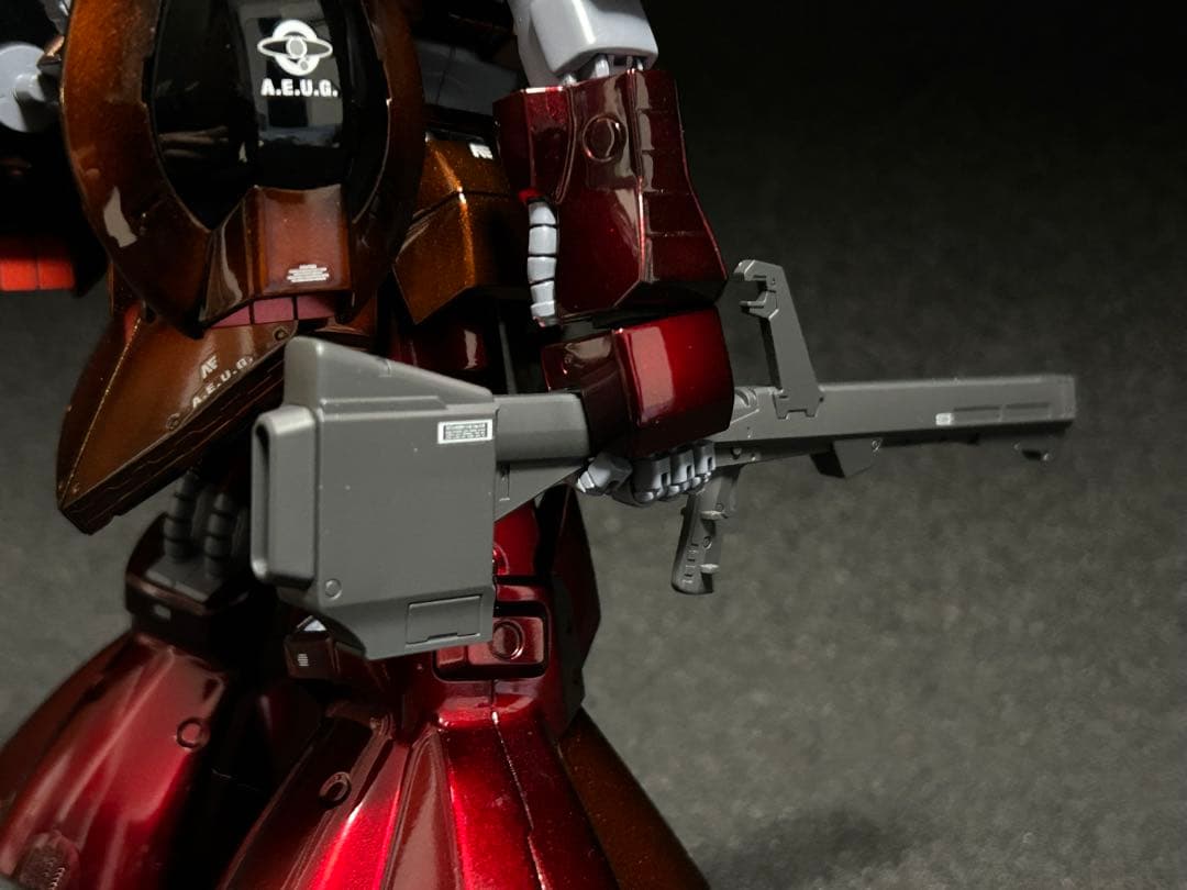 MGリックディアスクワトロ機　キャンディーグラデーション塗装完成品