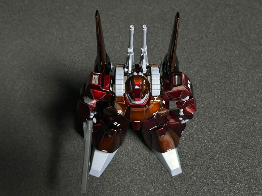 MGリックディアスクワトロ機　キャンディーグラデーション塗装完成品