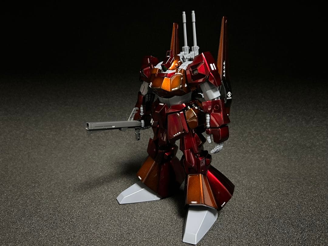 MGリックディアスクワトロ機　キャンディーグラデーション塗装完成品