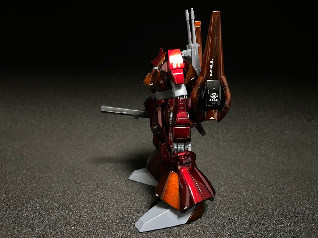 MGリックディアスクワトロ機　キャンディーグラデーション塗装完成品