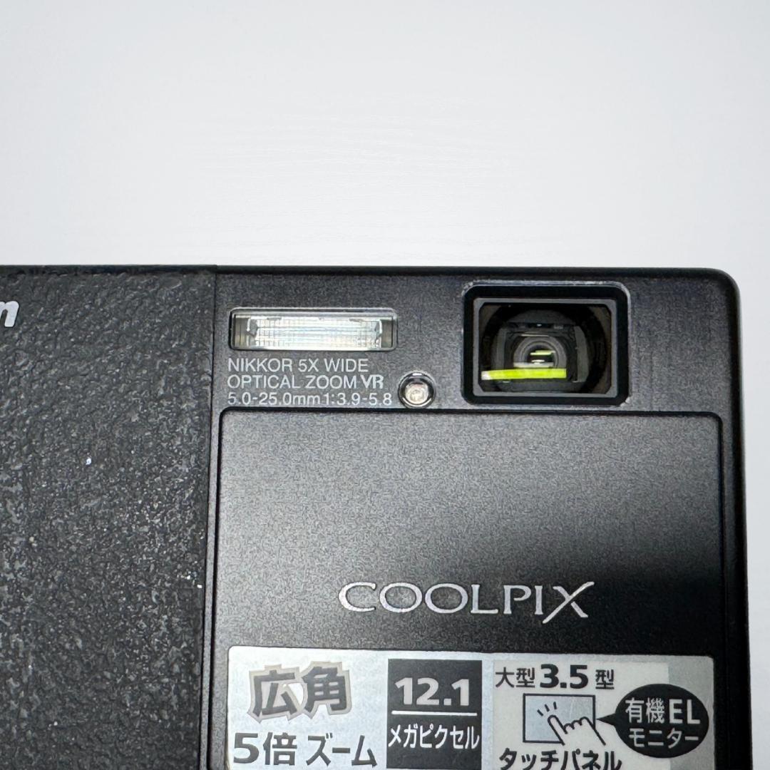 Nikon COOLPIX S70 ブラック タッチパネル 動作品 付属品多数