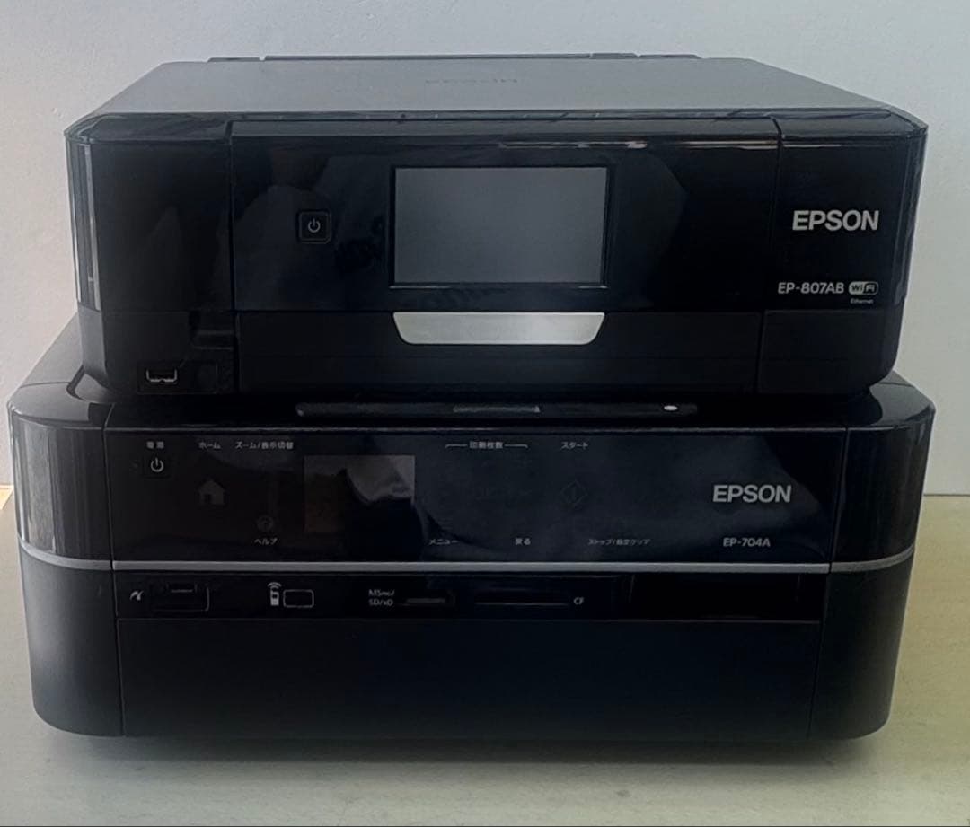 ◎ジャンク◎ エプソン プリンター 2台 (EP-807A+704A)