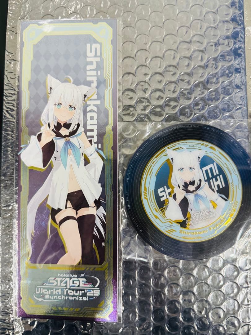 白上フブキ　ワールドツアー　台北　台湾　VIP席特典　アクリルカード