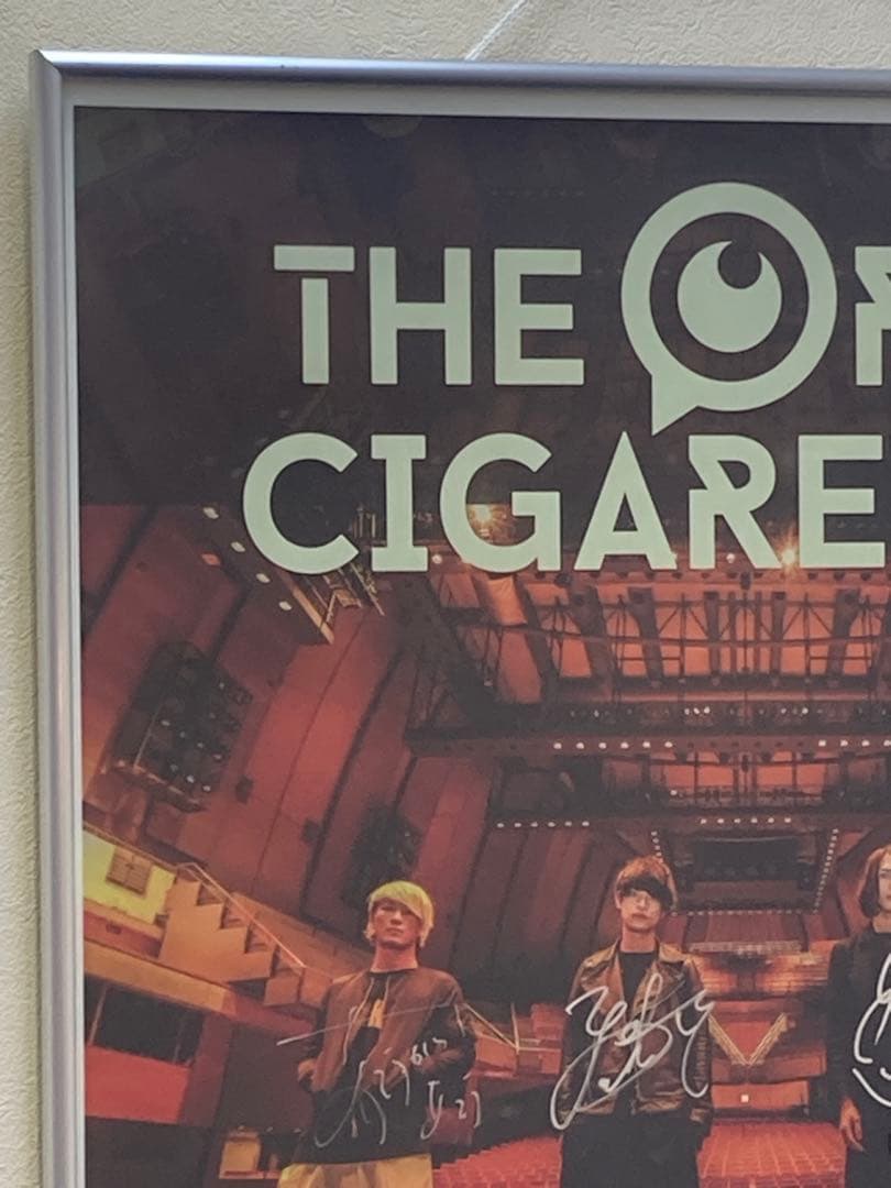 THE ORAL CIGARETTES サイン入り B2 ポスター FIXION