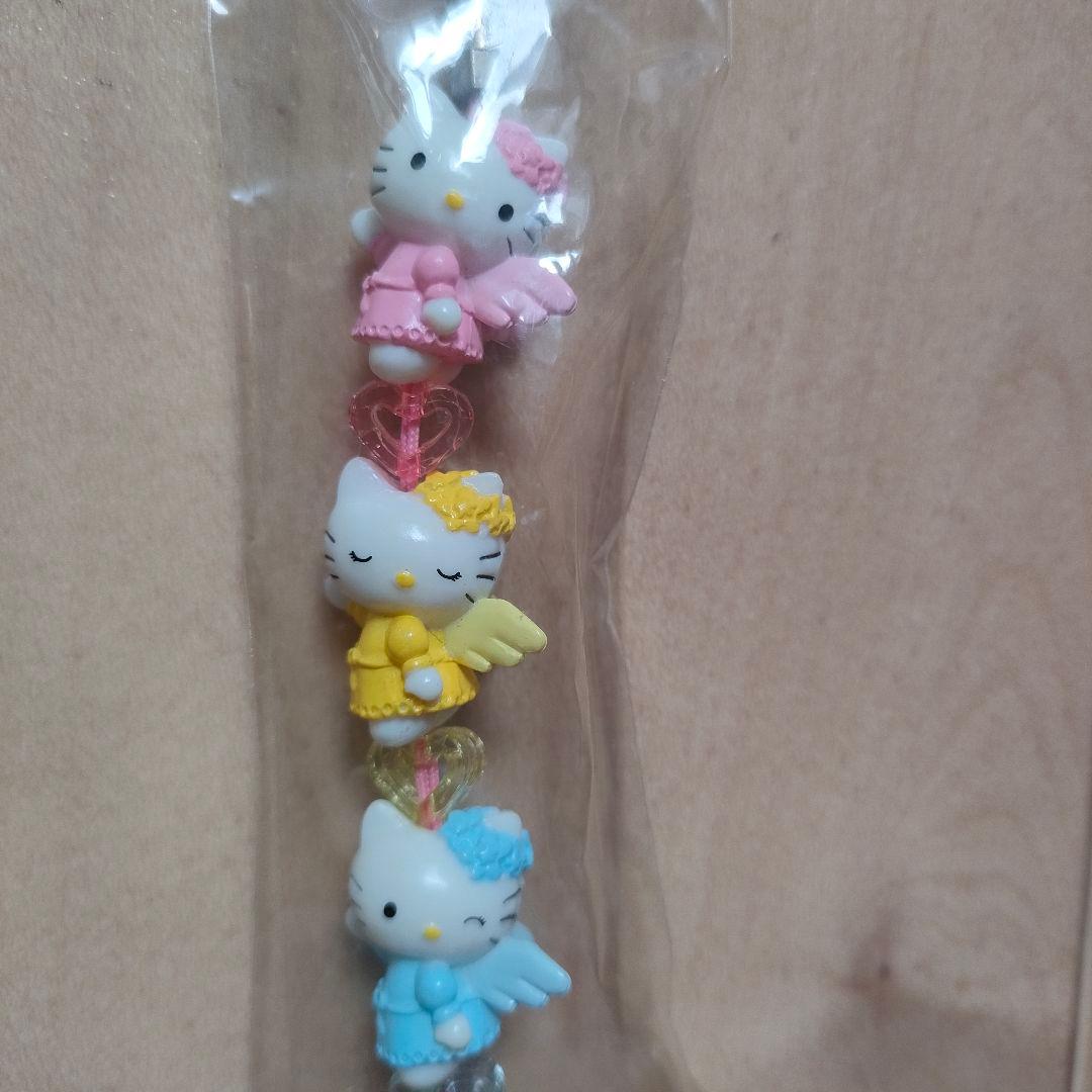 ※超希少 新品未開封※ エンジェルキティ 3連 ケイタイストラップ