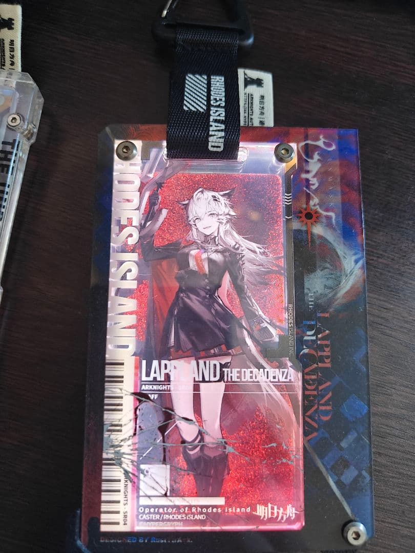 アークナイツ 荒蕪ラップランド 通行認証 発光保護ケース＋保護ケース