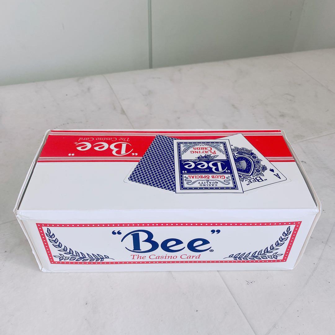 Bee 青 トランプ カード カジノ 1ダース 未開封 No.92 ②3169