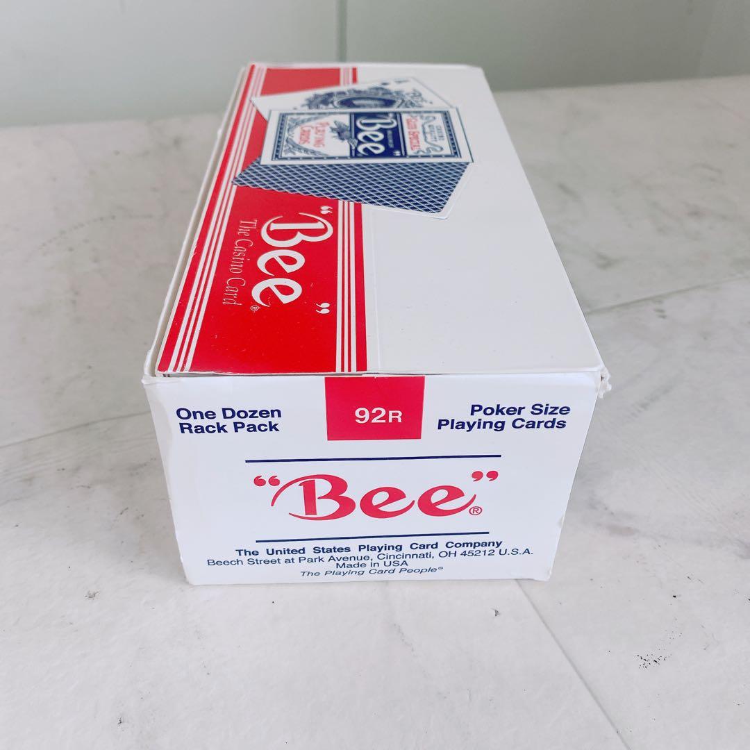 Bee 青 トランプ カード カジノ 1ダース 未開封 No.92 ②3169
