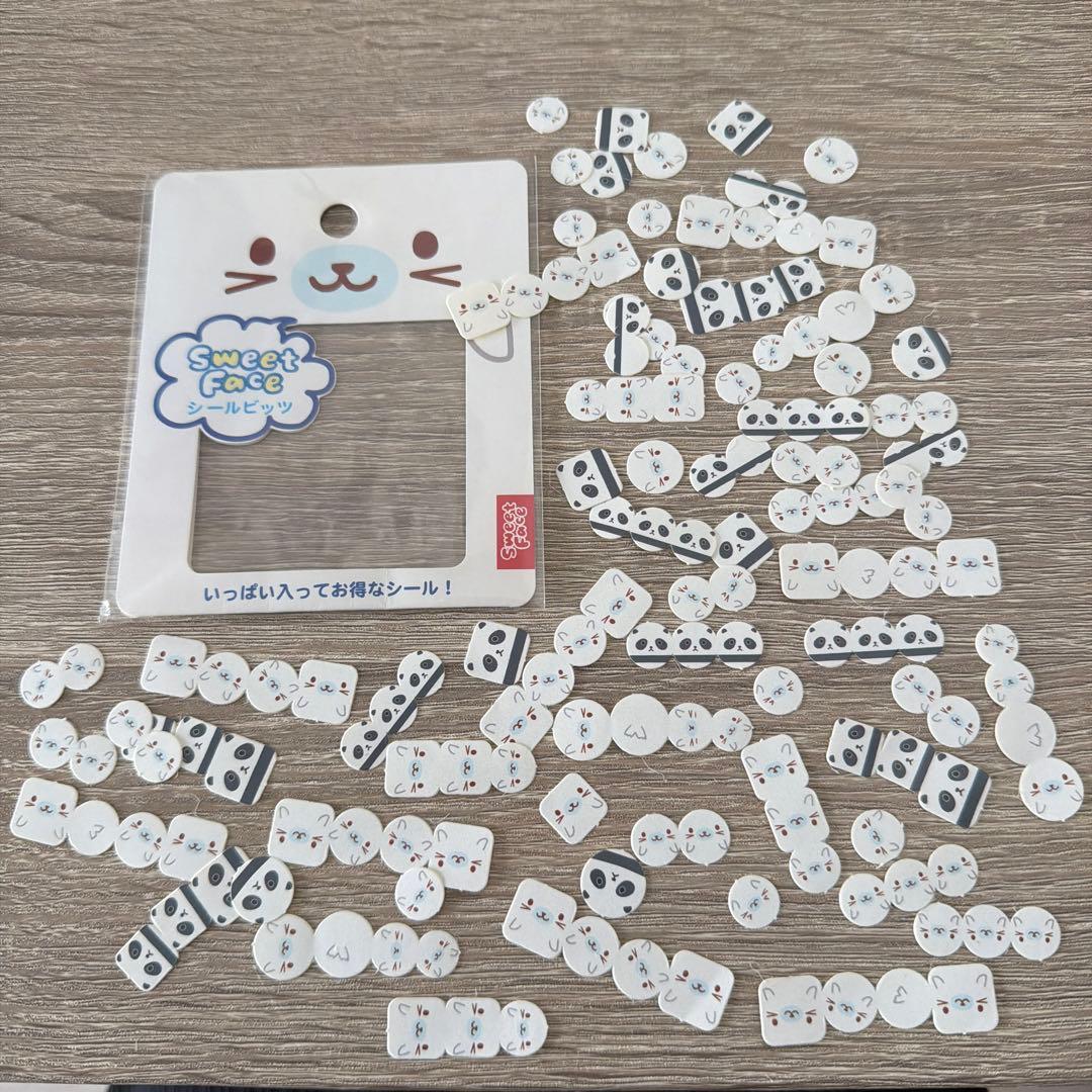 平成レトロ　サンエックス　シールビッツ　フレークシール　アニマル　うさぎ　ネコ