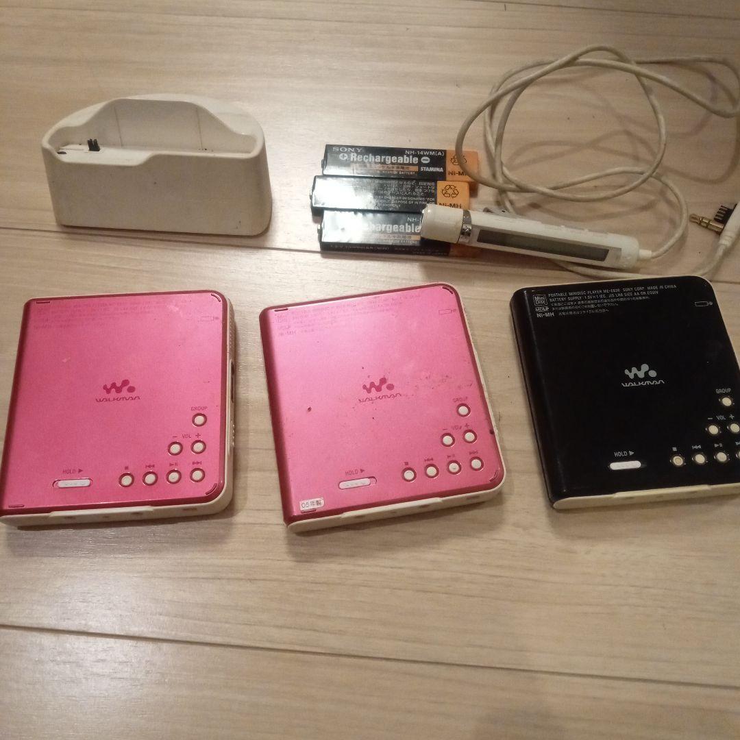 SONY MD MZ-E630 ポータブルMDプレーヤージャンク　本体3台
