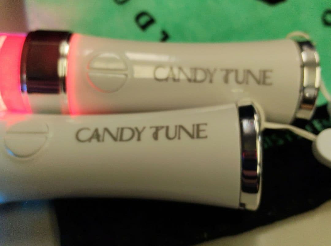 CANDY TUNE ペンライト 2本セット:ストラップ付き