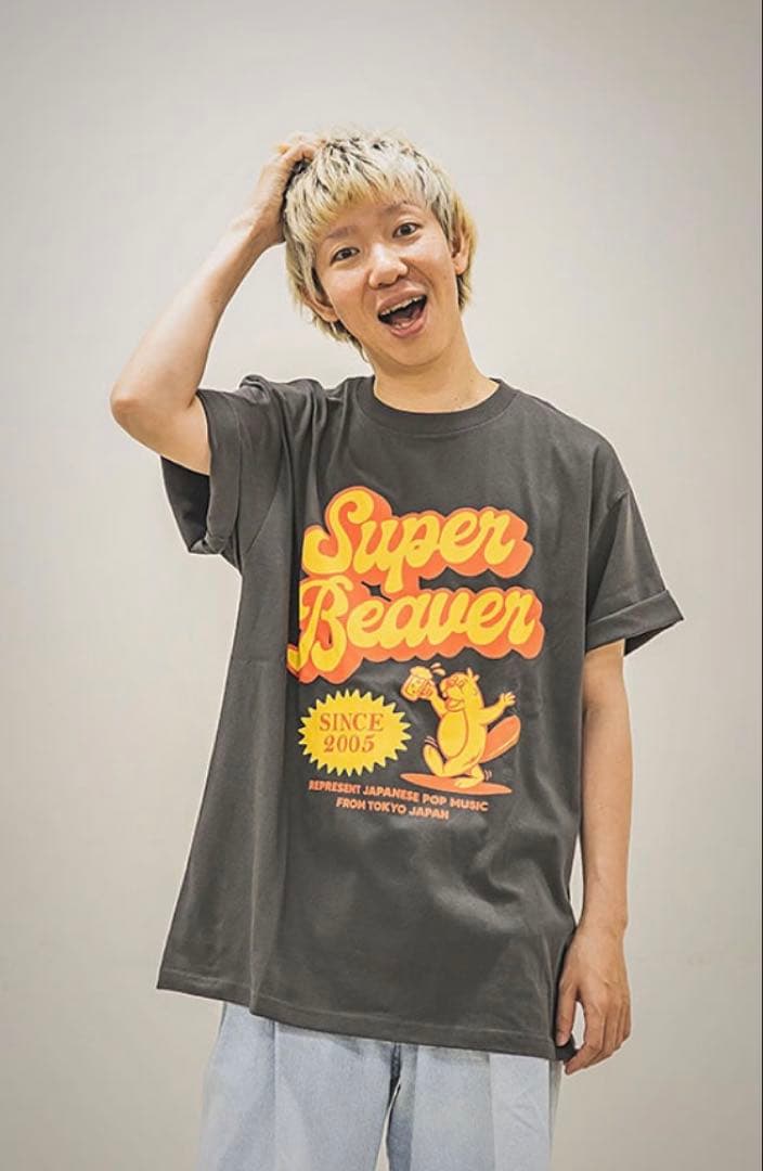 SUPER BEAVER Beer Tシャツ スミ Lサイズ