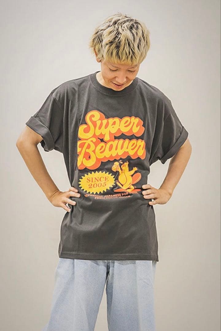 SUPER BEAVER Beer Tシャツ スミ Lサイズ
