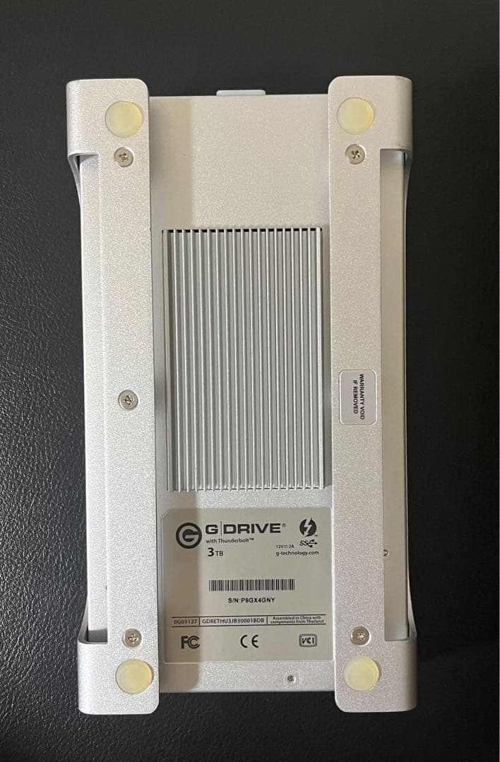 G-Technology G-DRIVE 3TB 外付けHDD（0G03127）