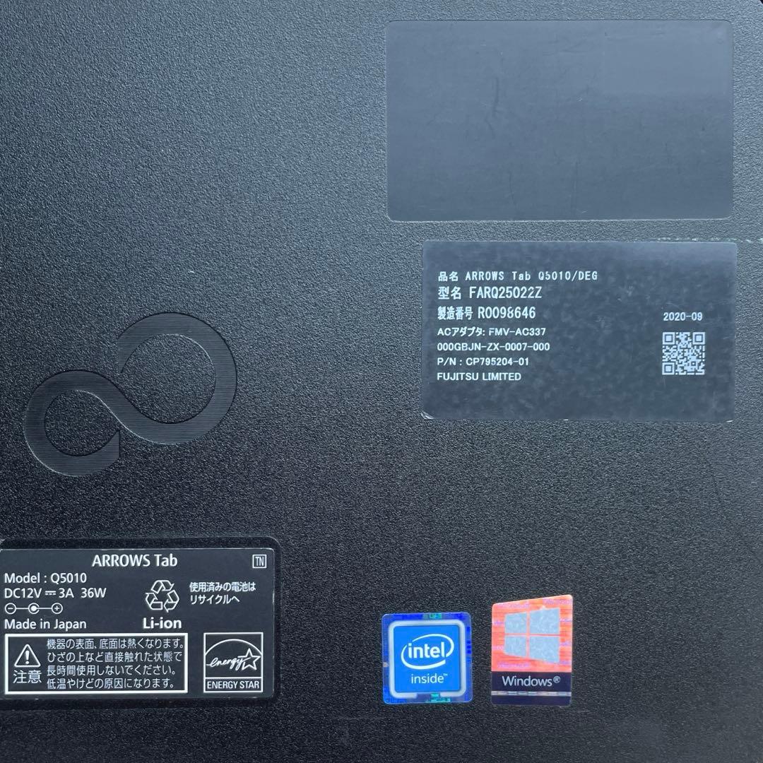 ARROWS Tab Q5010/DEG Celeron 128GB 美品　#3