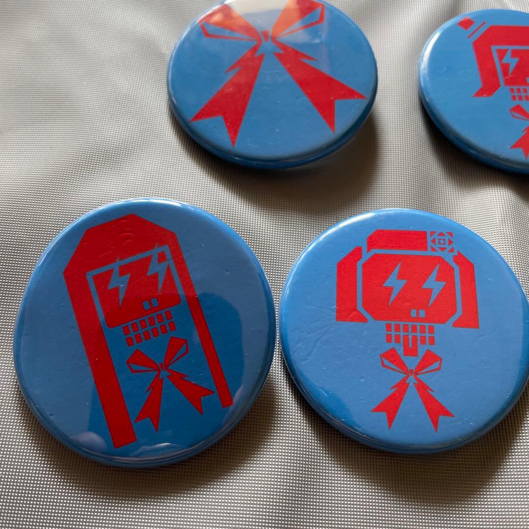 BAND-MAID ブルー缶バッジ7個&オリジナルdポイントカード