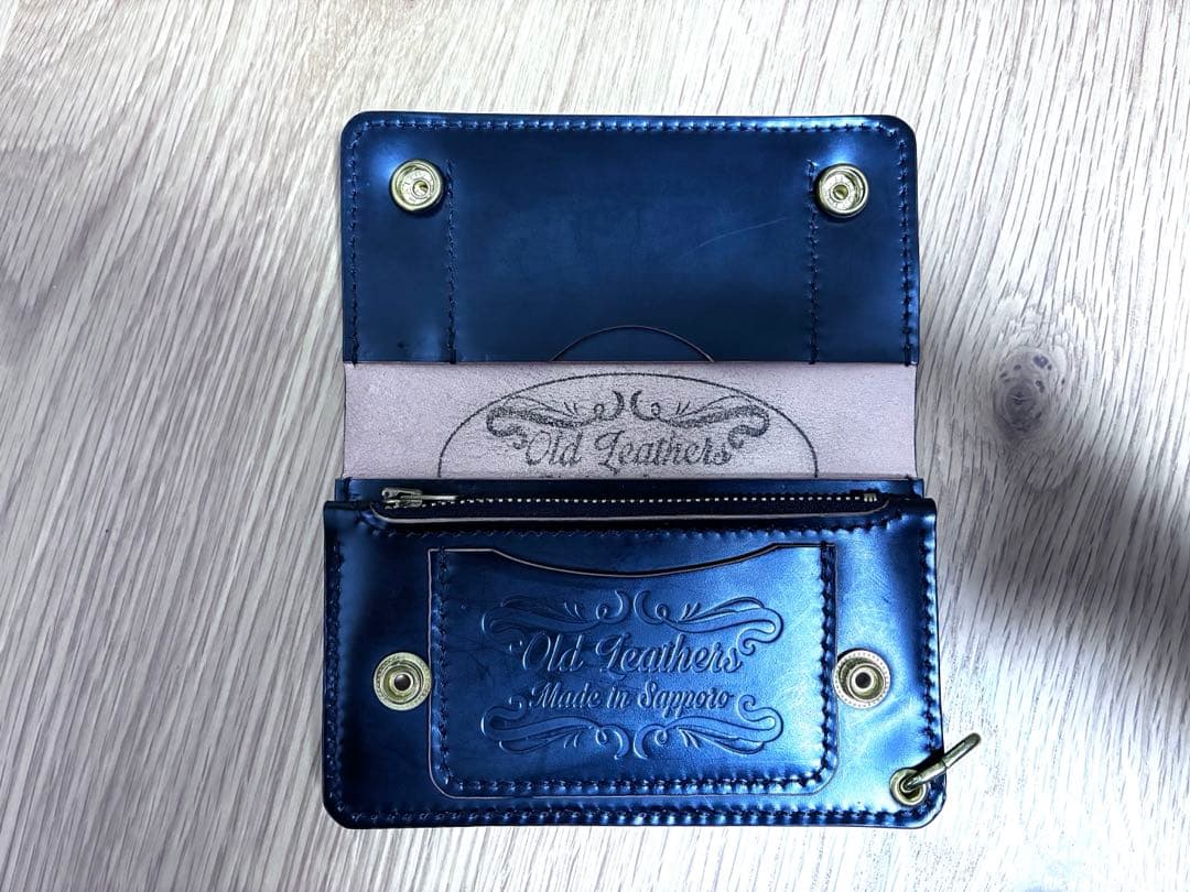 ミドルトラッカーウォレット　コードバン