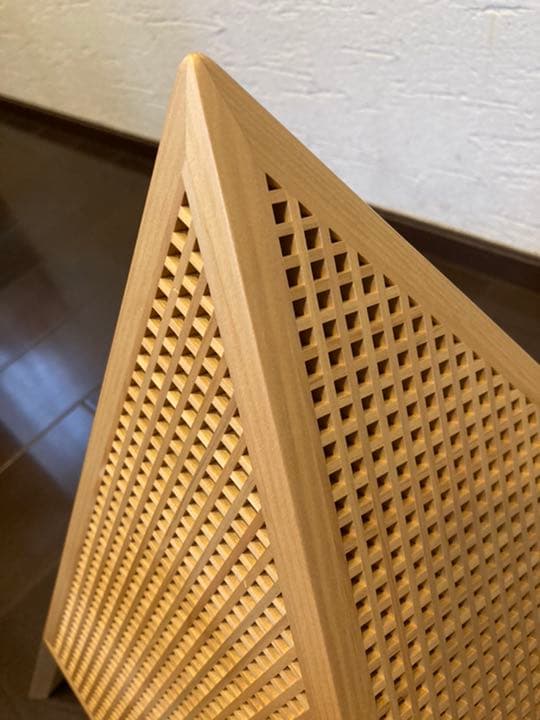 【美品】照明　床置き型　木のあかり　（値引き対応可）